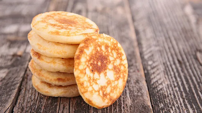 Receta de Blinis de Papa