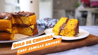 Bolo de cenoura | Chef Jamille Andrez
