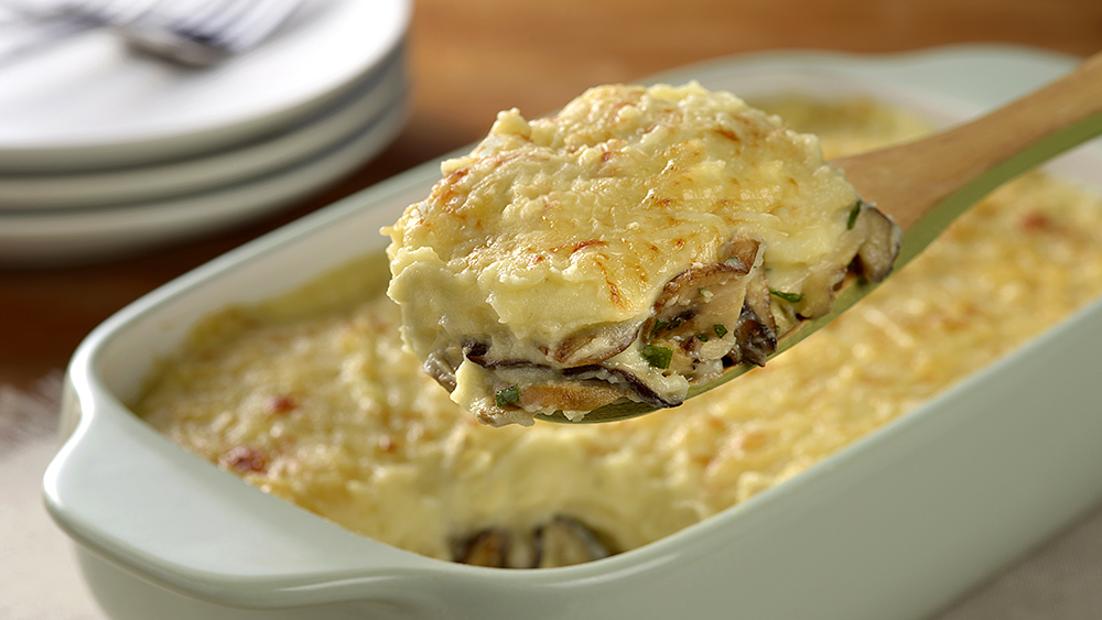 Sweet Potato and Mushroom Casserole (Escondidinho)